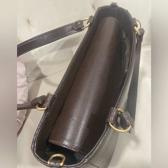 Chanel Caviar dark brown Timeless Cc tote - Picture 4 of 14